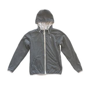 Ralph Lauren Reversible Grey White Zip Up Sporty Jacket